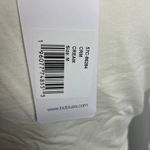 Bobi NWT Front Knot Crop Top MEDIUM Cream Long Sleeve Jersey Knit Casual Modern Photo 6