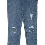 Buffalo David Bitton Jayden‎ High Rise Straight Distressed Jeans Women's Size 28 Blue Photo 0