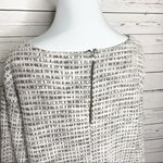 Anthropologie W5 Neutral Cream Tweed Top Size XL Photo 9
