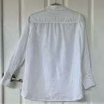 Lilly Pulitzer White Linen Deanna Popover Tunic Shirt Photo 4