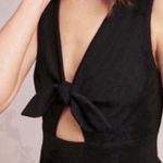 Anthropologie  Hutch April Black Keyhole Dress Small A Line Sleeveless Photo 2