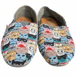 BOBS SKETCHERS Slip On Multicolor Cat Shoes 7 Photo 1