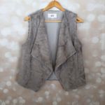 Jack by BB Dakota JACK Faux Fur Grey Cardigan Photo 1