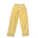Vintage Together Size 10 Butter Yellow Corduroy Pants High Waist Preppy 90’s Photo 1