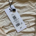 Dynamite  haut long sleeve micro wrap top in birch Photo 4