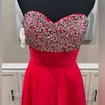 Alyce Paris Strapless Pink Gown with Sequin Bodice Photo 2