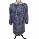 Michael Kors  Blue Animal Print Silk Dress size small Photo 3