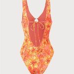 Berlook Orange Floral Cut Out One Photo 6