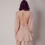 For Love & Lemons  Modern Love Dress Rose Gold Large Photo 4