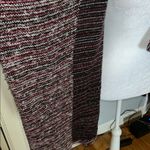 Lucky Brand  Red and Gray Striped Cardigan Photo 4