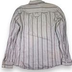 Diesel Striped Glitter Button Up Shirt Western Style Embroidery Photo 7