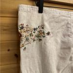 Bongo Y2K Medium Embroidered Linen Blend Low Rise Wide Leg Lightweight Pants Photo 10