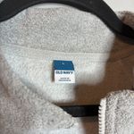 Old Navy grey terry cropped zip up pullover Photo 1