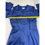 Vintage Cinandre Lingerie Maxi Dress & Robe Set Blue Nylon Size L Size L Photo 7