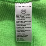 Good American Neon Green Chartreuse Always Fits Smocked Bikini Bottoms 00/0 NWOT Photo 5