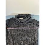 Garage hoodie womens size M grey blue knit front cowl neck Photo 6