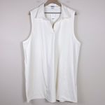 J. Crew Factory‎ Polo active dress Women's Size 2X White Photo 2