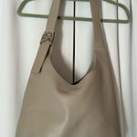 Calvin Klein  Archive Hardware Buckle Shoulder Bag Taupe Gray Photo 0