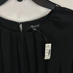 Madewell  Bubble Sleeve Smocked Mini Dress True Black Minimalist Medium NWT Photo 8