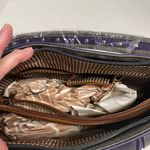 Concealed Carry Western Horse Embroidered Satchel Purple 13X4.5X8.5 Tassel New Photo 6