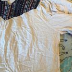 Urban Outfitters  ENTRO Cream Ivory Embroidered Tribal Boho Aztec Blouse Top S Photo 5