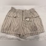 Free People NWT  Effie Striped Shorts in Ivory, size Large Photo 4