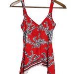 Venus Red Patriotic Bandana Sharkbite Tank Top Photo 2