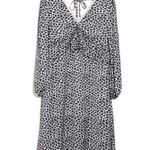 One One Six Ruffle Maxi Layered Dress, New with Tags Black Photo 2