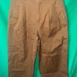 Madewell  Pleated Wide Leg Cropped Khaki Pants size 2 Photo 0