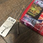 Cats Eyes Britannia Wallet NWT Retired Patterns London Red Photo 7