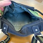 Disney ‎ Mickey Mouse Green Striped Sequin Crossbody Purse Vacation Bag 11x11 Photo 4