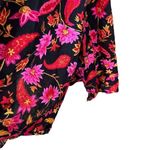 Vintage‎ Uniform John Paul Richard Flower Print Maxi Skirt Size Large Pink Photo 4