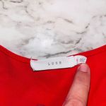 Lush Clothing Lush Sleeveless Blouse Red Women M Old Money Summer Workwear Business City Night Photo 3