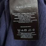 Moulinette Soeurs  Midnight Blue Blouse with White Embroidery Size Medium Photo 8