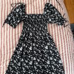 Black and white floral dress Size L Photo 0