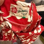 Original Hilo Hattie Hawaiian Red and White hibiscus flower floral Dress med Photo 1
