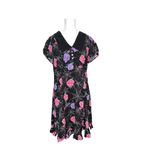 Hell Bunny Eloise Spiderweb 60's Mini Dress Black Size Large Photo 1