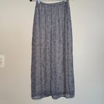 Gap Vintage 90s Blue Sheer Floral Long Skirt  Photo 1