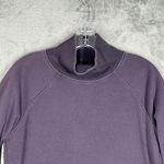 Athleta Shirt Womens XS Purple Cozy Karma Side Zip Sweatshirt Casual Athleisure Photo 3