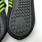 Womens Water Shoes Slip On Fabric Striped Black Green 37/38 US 5/6 Photo 4