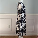 Ralph Lauren Bria Embroidered Mesh Cap Sleeve Cocktail Dress Size 14 LBD Formal Photo 4