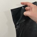 Missguided Missgurded black Co Ord Side Split Faux Leather trousers pants, size 2 Photo 8