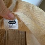 Mud Pie  Woven Jute Tote Beach bag with Tassel detail Photo 8