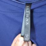 Lorna Jane  |  Black Navy Shimmer Mixed Panel Capri Leggings Photo 5