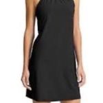 Athleta KOKOMO Solid Black Casual Strappy Sleeveless Swim Dress Sz S 739779 Photo 0