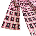 ZARA  Pink Geometric Print Long Sleeve Resort Travel Vacation Maxi Dress XS NWT Photo 7