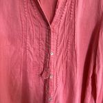 Malvin Hamburg Germany I Love Linen Womens L XL 100% Linen Top Coral Pink Luxery Size L Photo 3