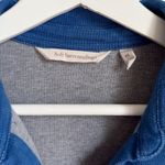 Soft Surroundings  Sydney Shirt Button Up Roll Tab Long Sleeve Blue XS Cotton Photo 3