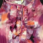 Allison Taylor  Vibrant Pink and Purple Blouse Photo 2