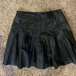 Le lis Leather Black Skirt Photo 2